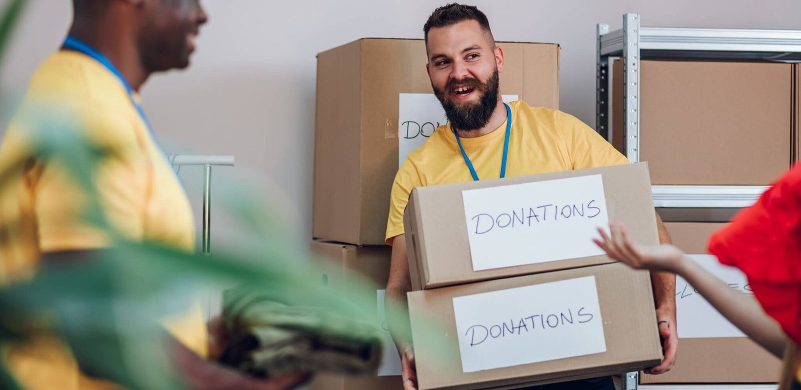 Raise donations when you shop the easter deals group of multiracial volunteers working in communi 2022 10 27 04 17 52 utc